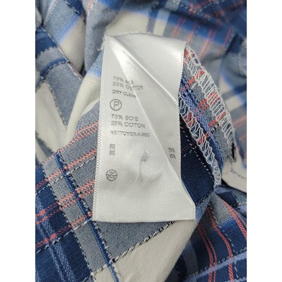 Tommy Bahama 75% Silk Multicolor Button Up Short Sleeve Shirt Large Size‎ Large - Picture 7 of 7